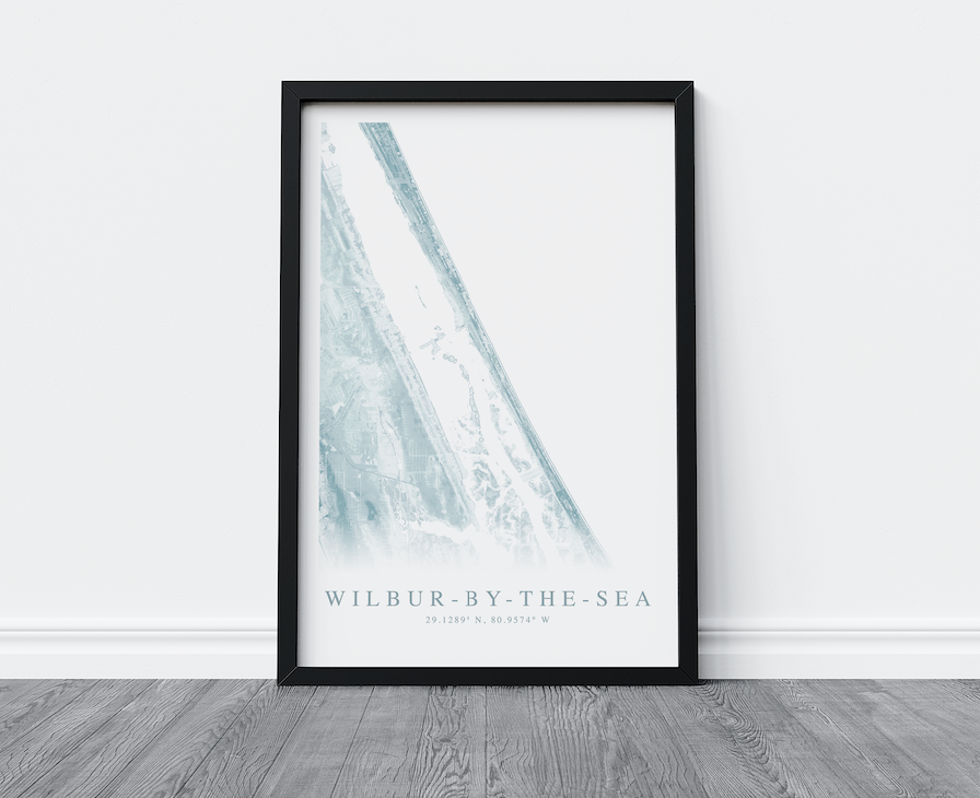 Wilbur-by-the-Sea Map Print