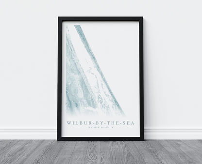 Wilbur-by-the-Sea Map Print