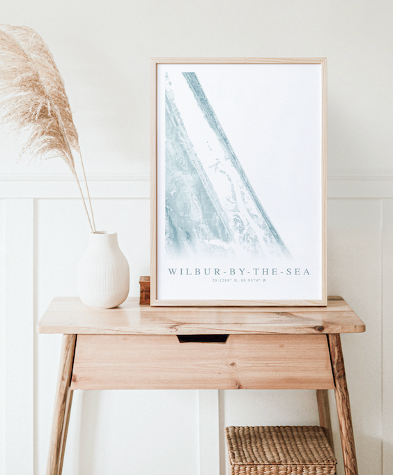 Wilbur-by-the-Sea Map Print