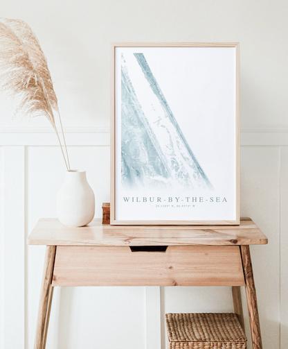 Wilbur-by-the-Sea Map Print