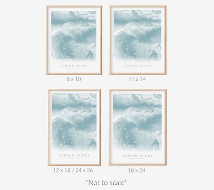 Lehigh Acres Map Print