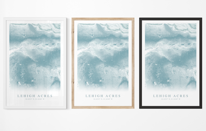 Lehigh Acres Map Print