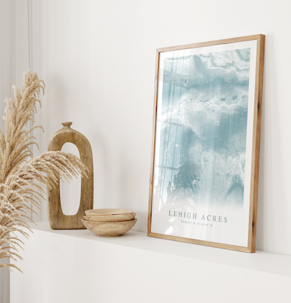 Lehigh Acres Map Print