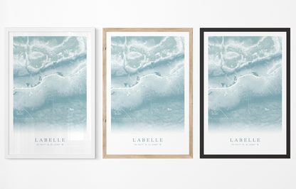 LaBelle Map Print