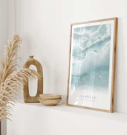 LaBelle Map Print