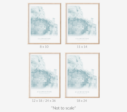 Clewiston Map Print