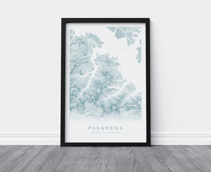 Pasadena MD Map Print
