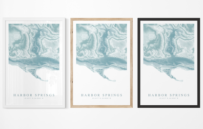 Harbor Springs MI Map Print