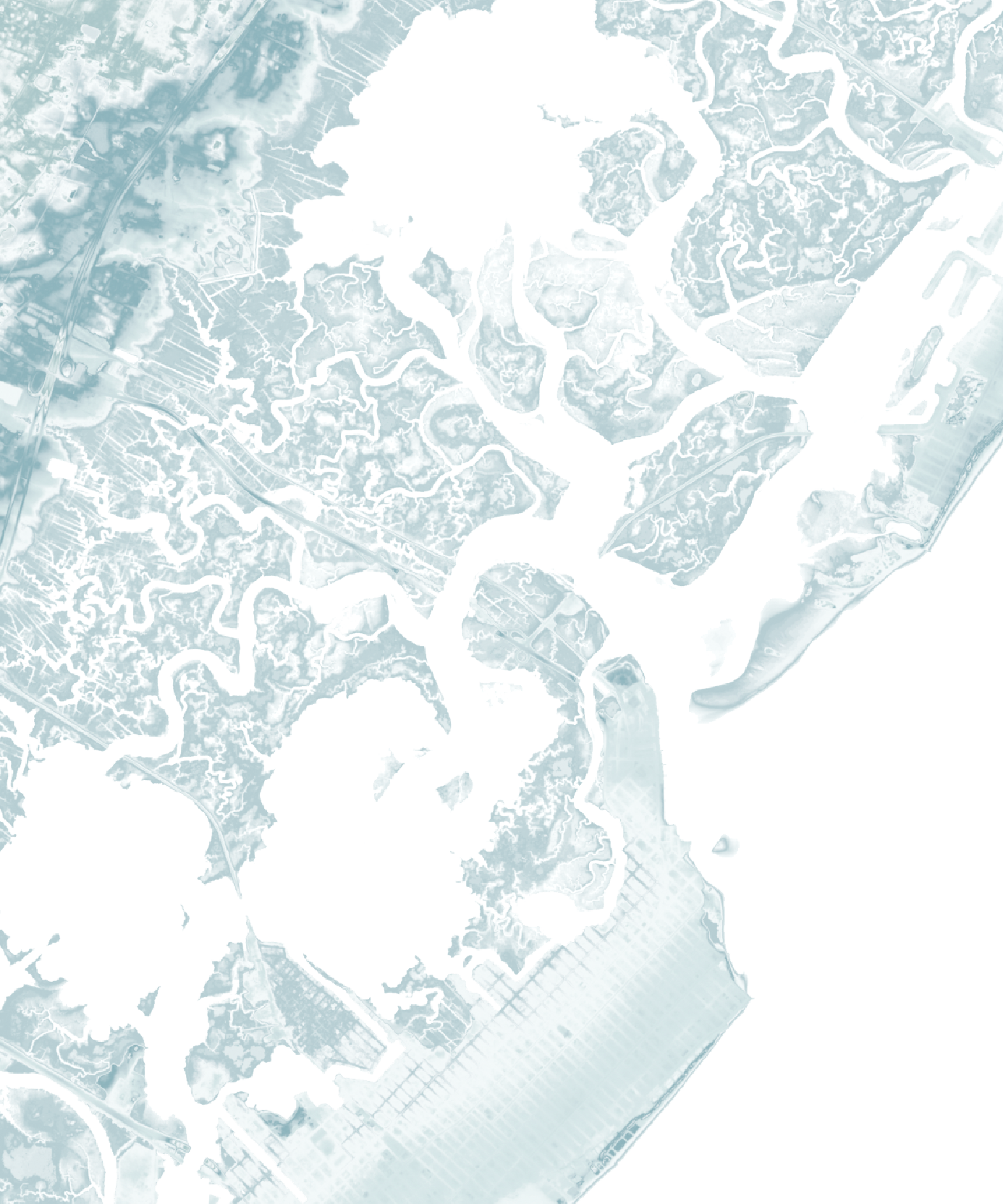 Cape May Peninsula Map Print