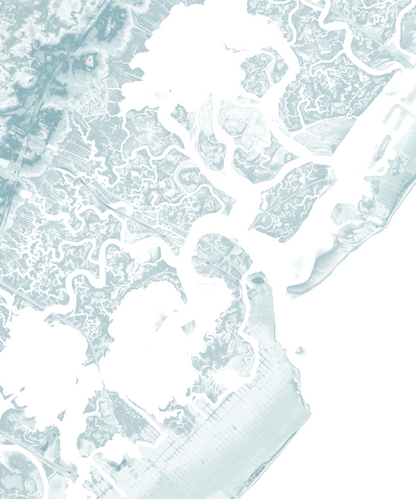 Cape May Peninsula Map Print