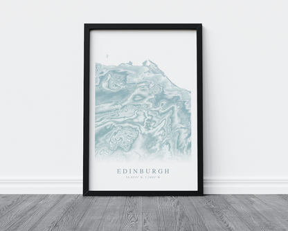 Edinburgh Map Print
