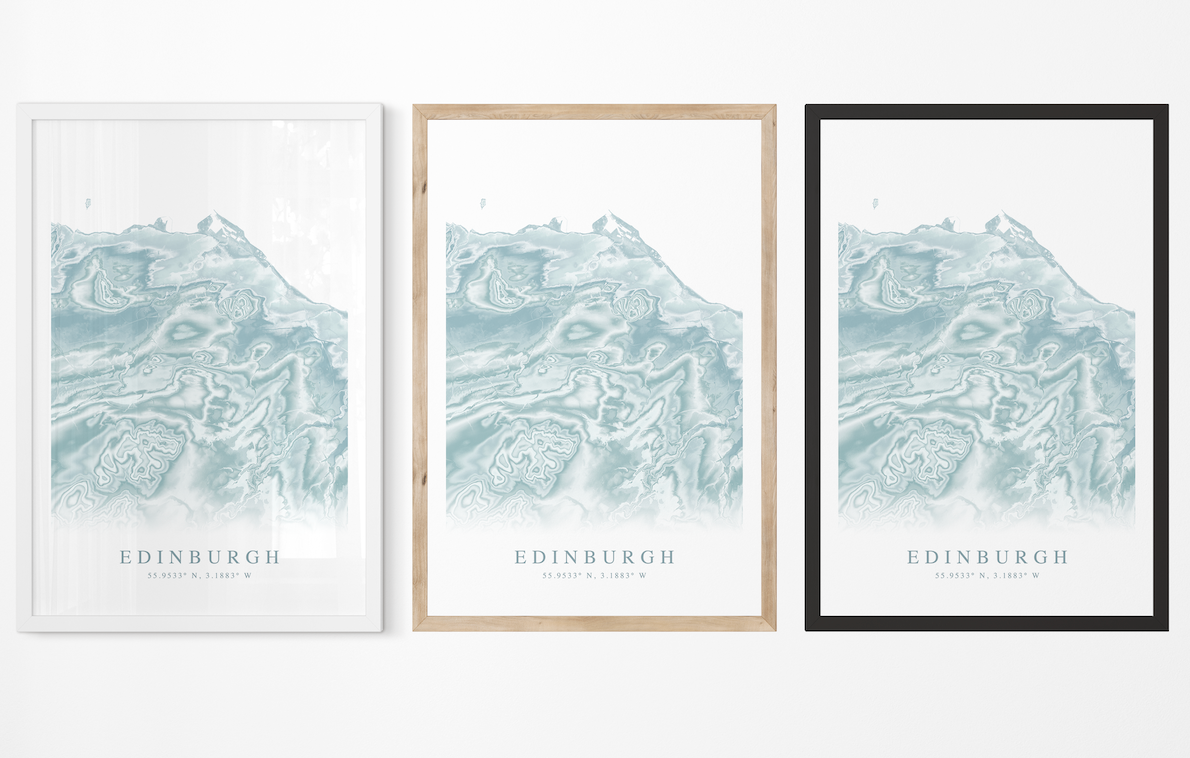 Edinburgh Map Print