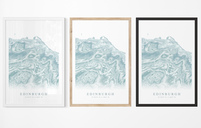 Edinburgh Map Print