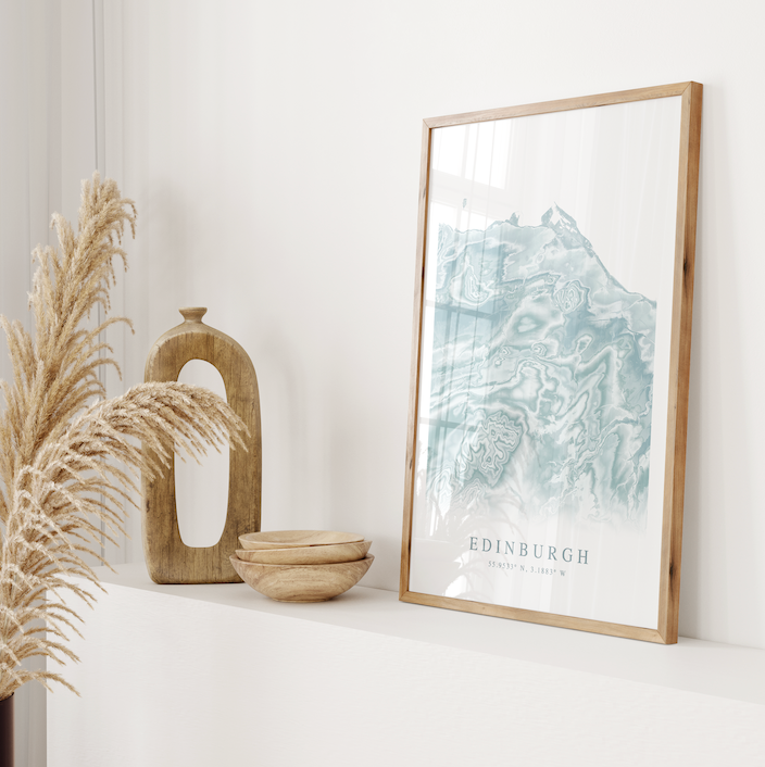 Edinburgh Map Print