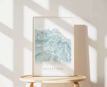 Edinburgh Map Print