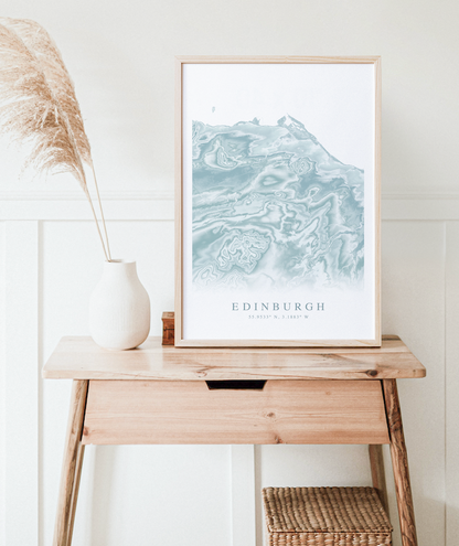 Edinburgh Map Print