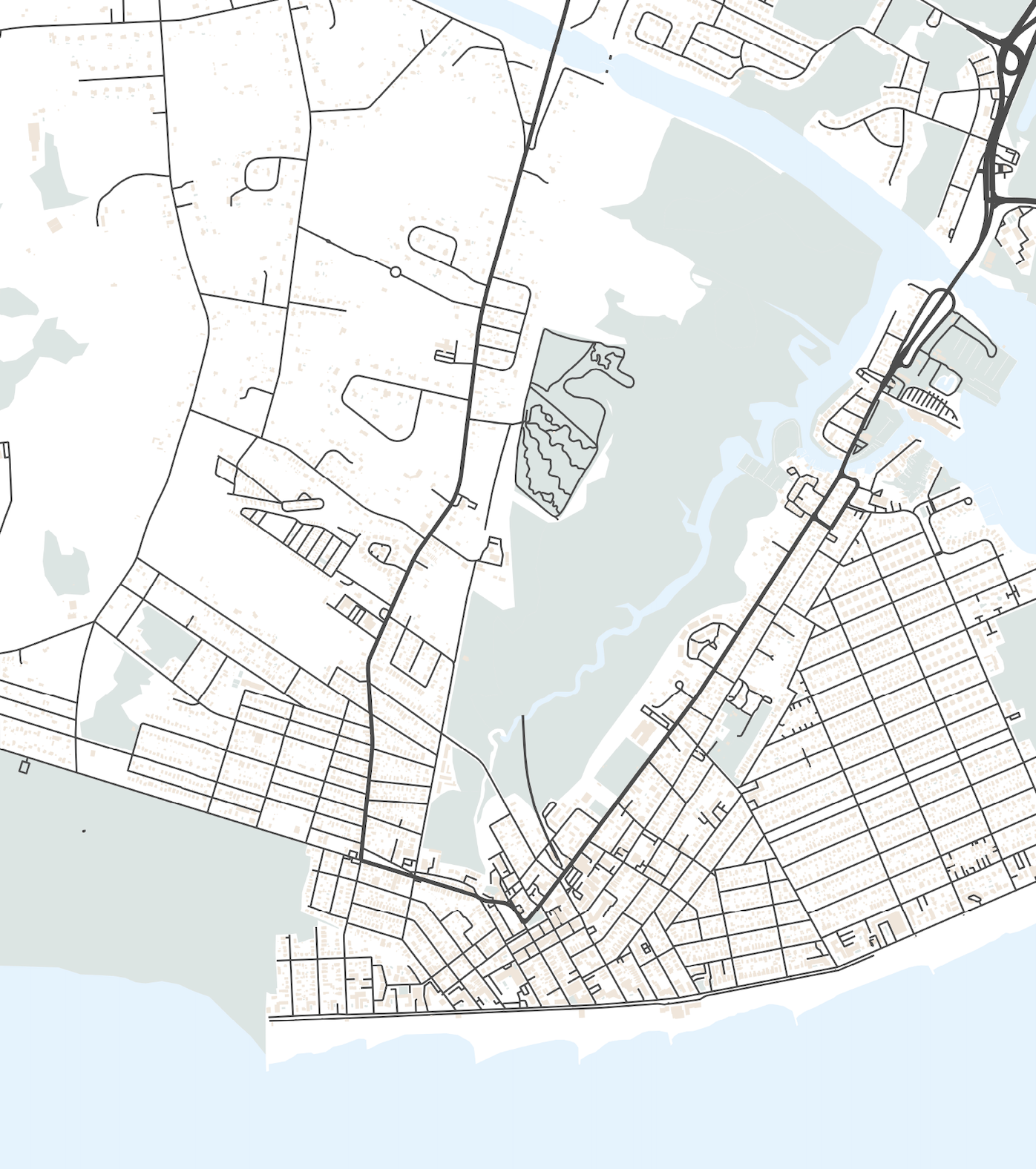 Cape May Map Print