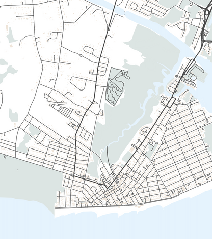 Cape May Map Print