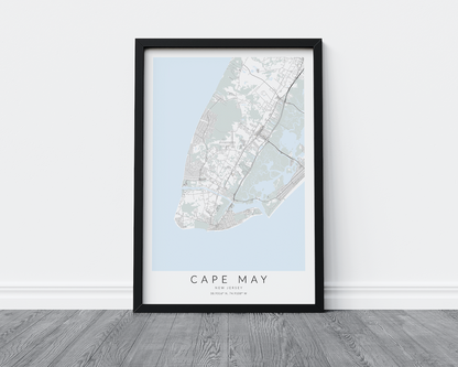 Cape May Map Print