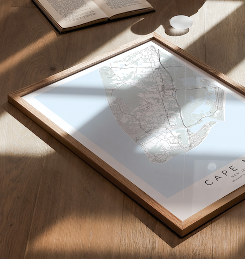 Cape May Map Print