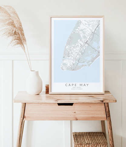 Cape May Map Print