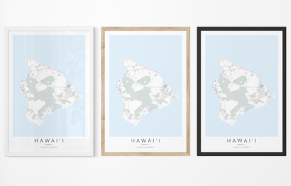 Hawaii (Big Island) Map Print