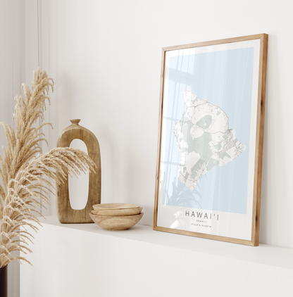 Hawaii (Big Island) Map Print