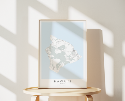 Hawaii (Big Island) Map Print