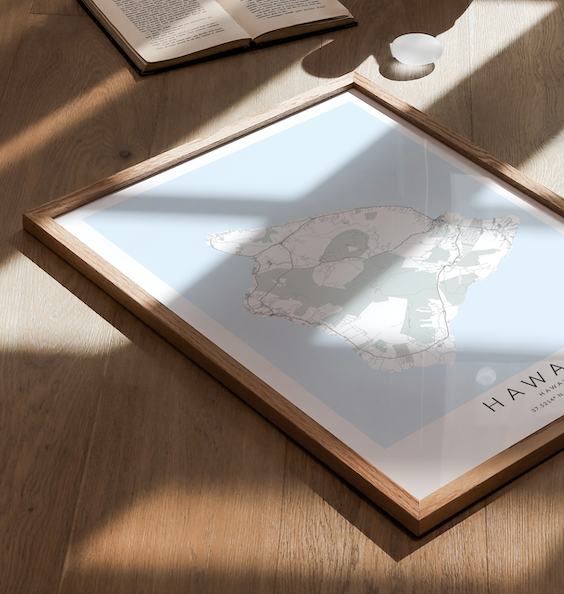 Hawaii (Big Island) Map Print