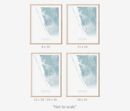 Osprey Map Print