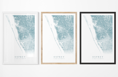 Osprey Map Print