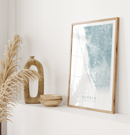 Osprey Map Print