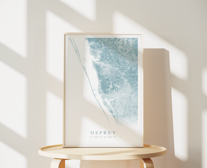 Osprey Map Print