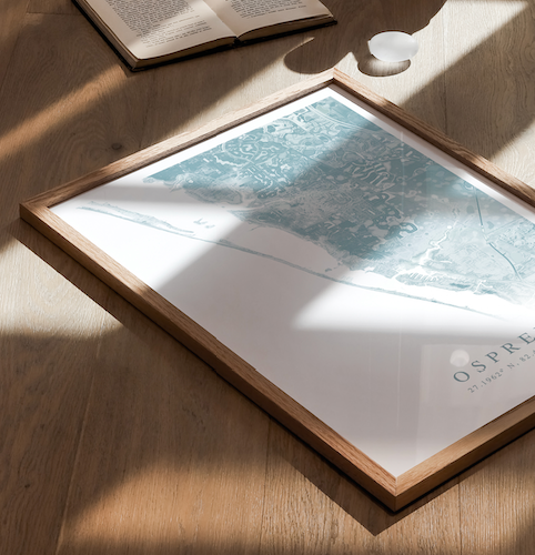 Osprey Map Print