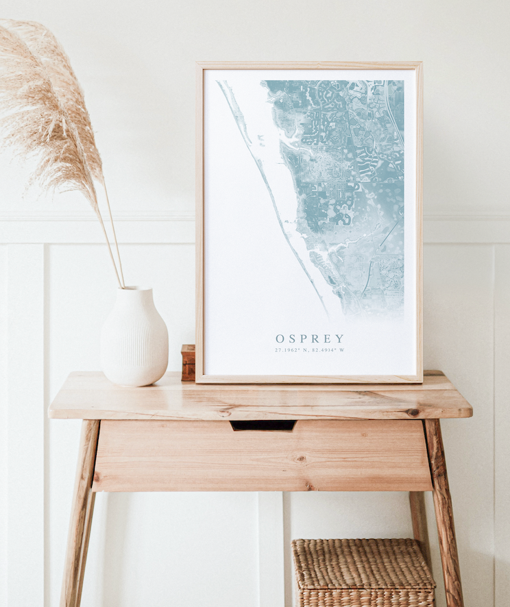 Osprey Map Print