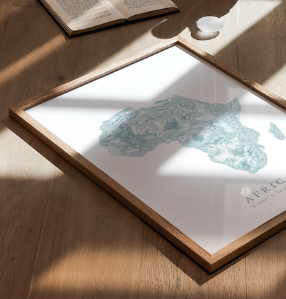 Africa Map Print