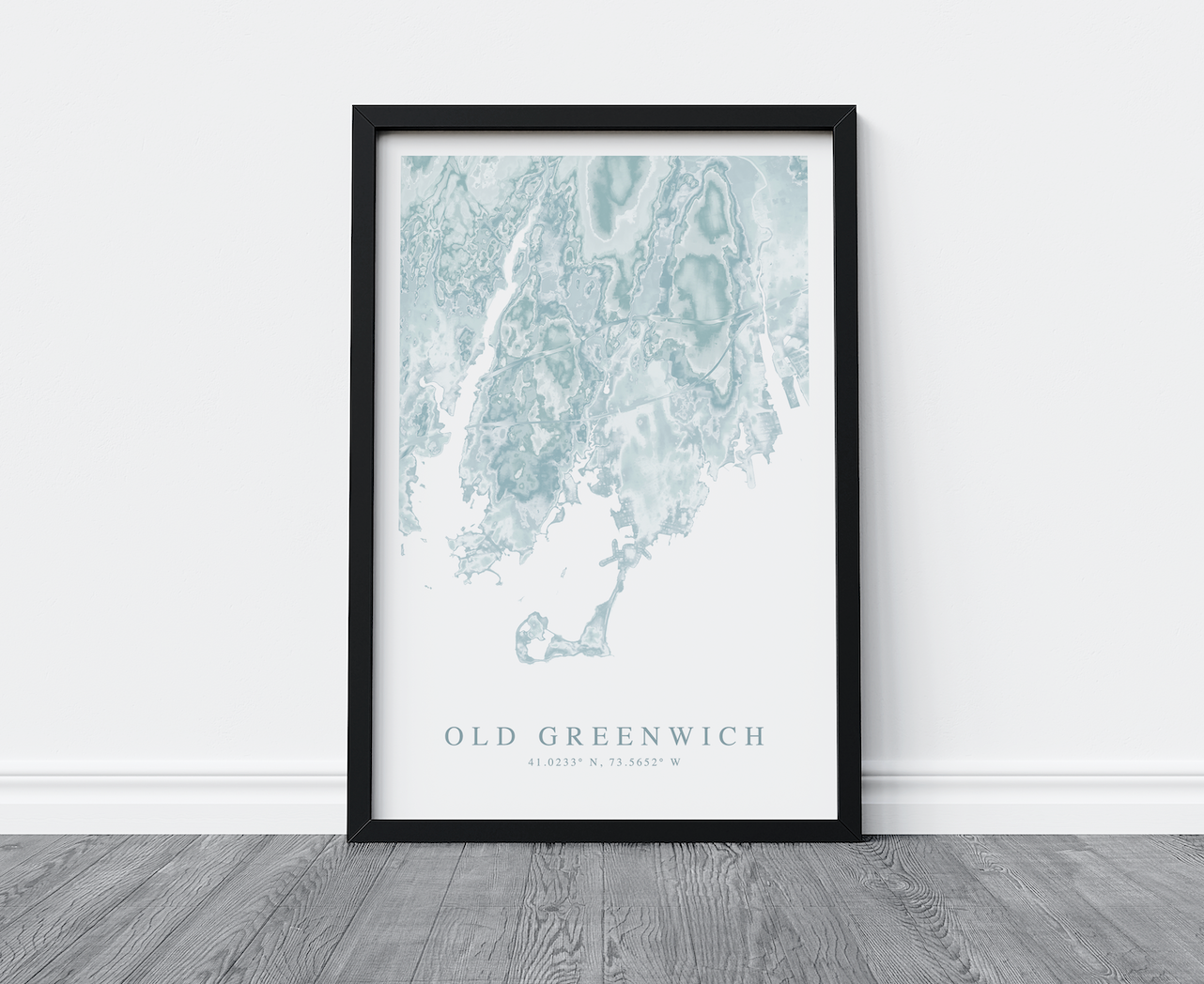 Old Greenwich Map Print