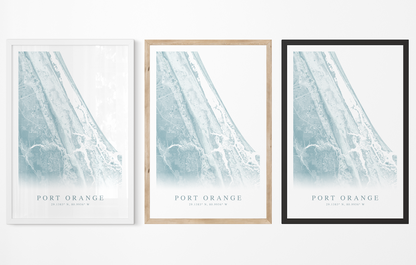 Port Orange Map Print