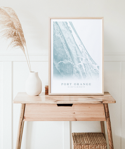 Port Orange Map Print