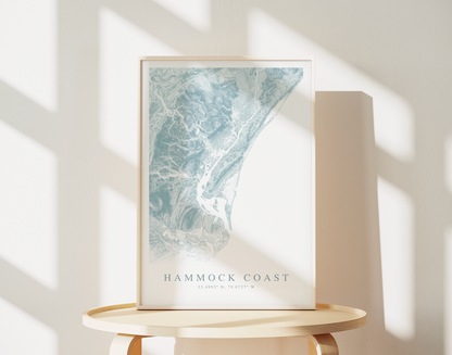 Hammock Coast SC Map Print