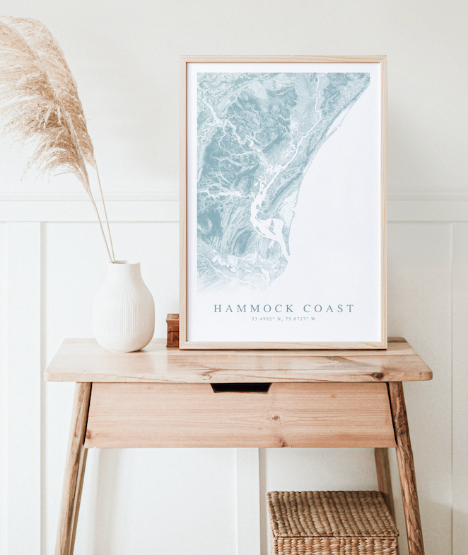 Hammock Coast SC Map Print