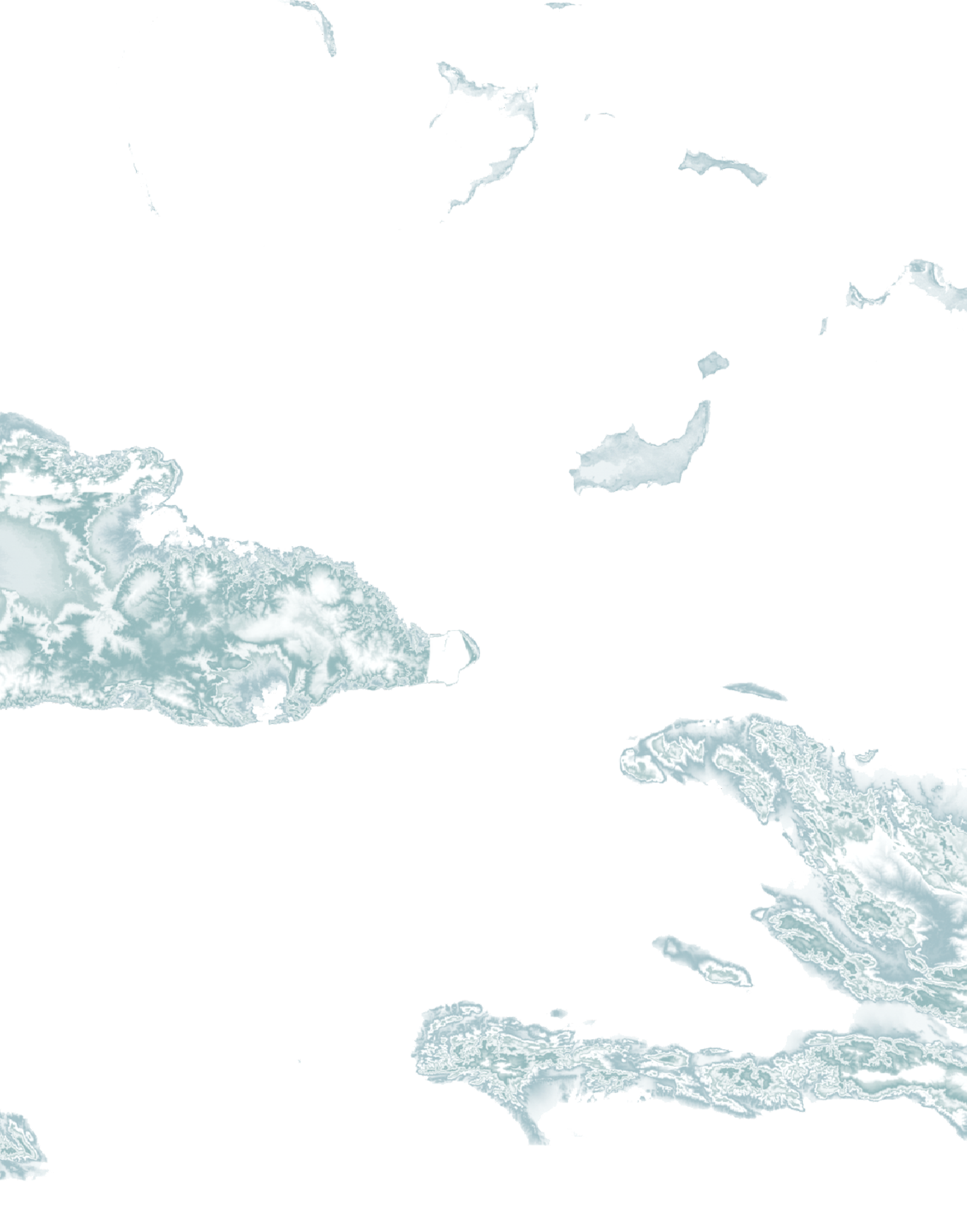 Caribbean Map Print
