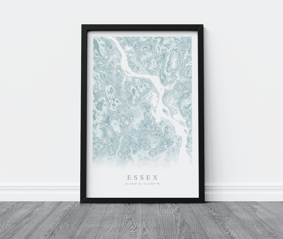 Essex CT Map Print