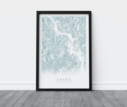 Essex CT Map Print