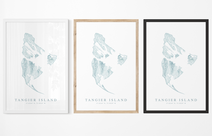 Tangier Island Map Print