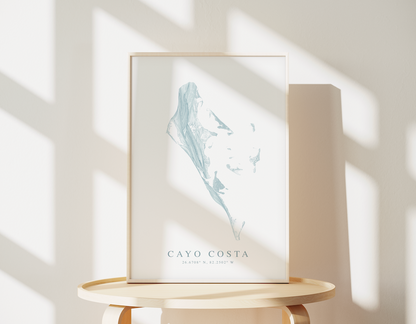 Cayo Costa Map Print