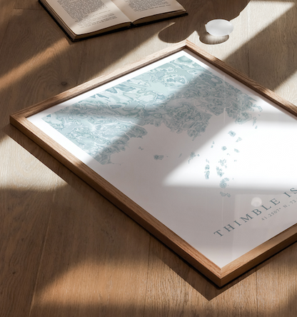 Thimble Islands Map Print