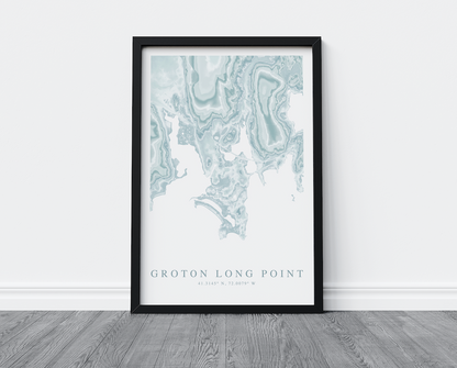 Groton Long Point Map Print