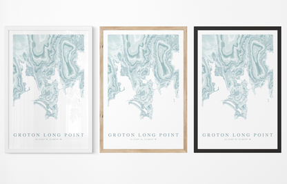 Groton Long Point Map Print