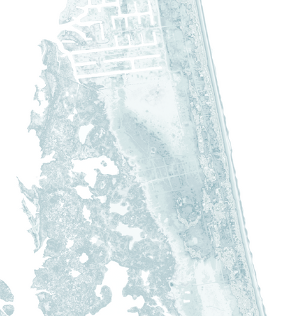 Carova Beach Map Print